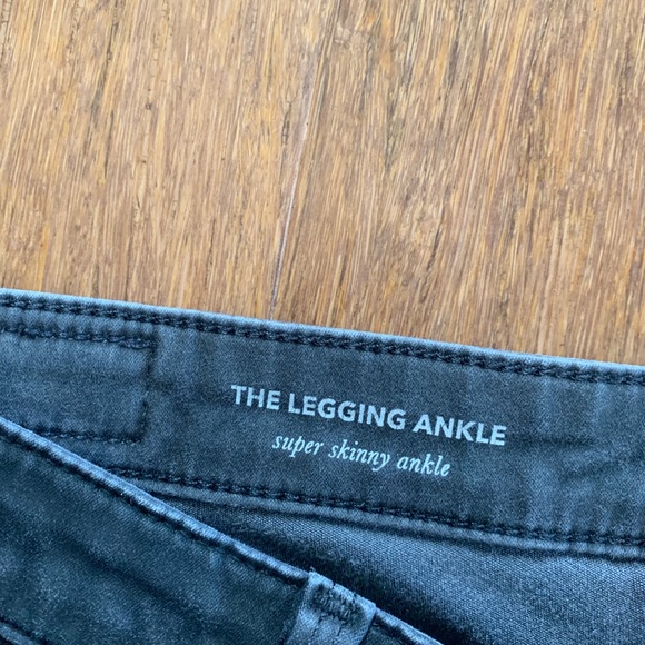 AG / THE LEGGING SKINNY JEAN COATED BLACK - Picture 4 of 6